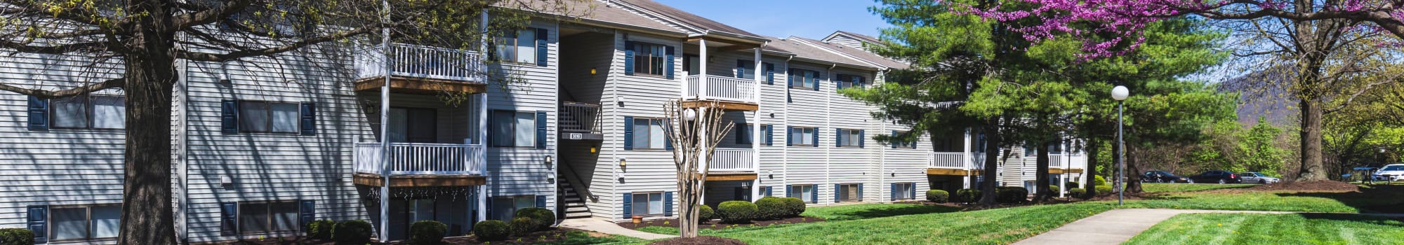 Floor plans at Hickory Woods Apartments in Roanoke, Virginia