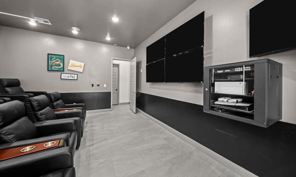 Movie room at Retreat at Eastlake in El Paso, Texas