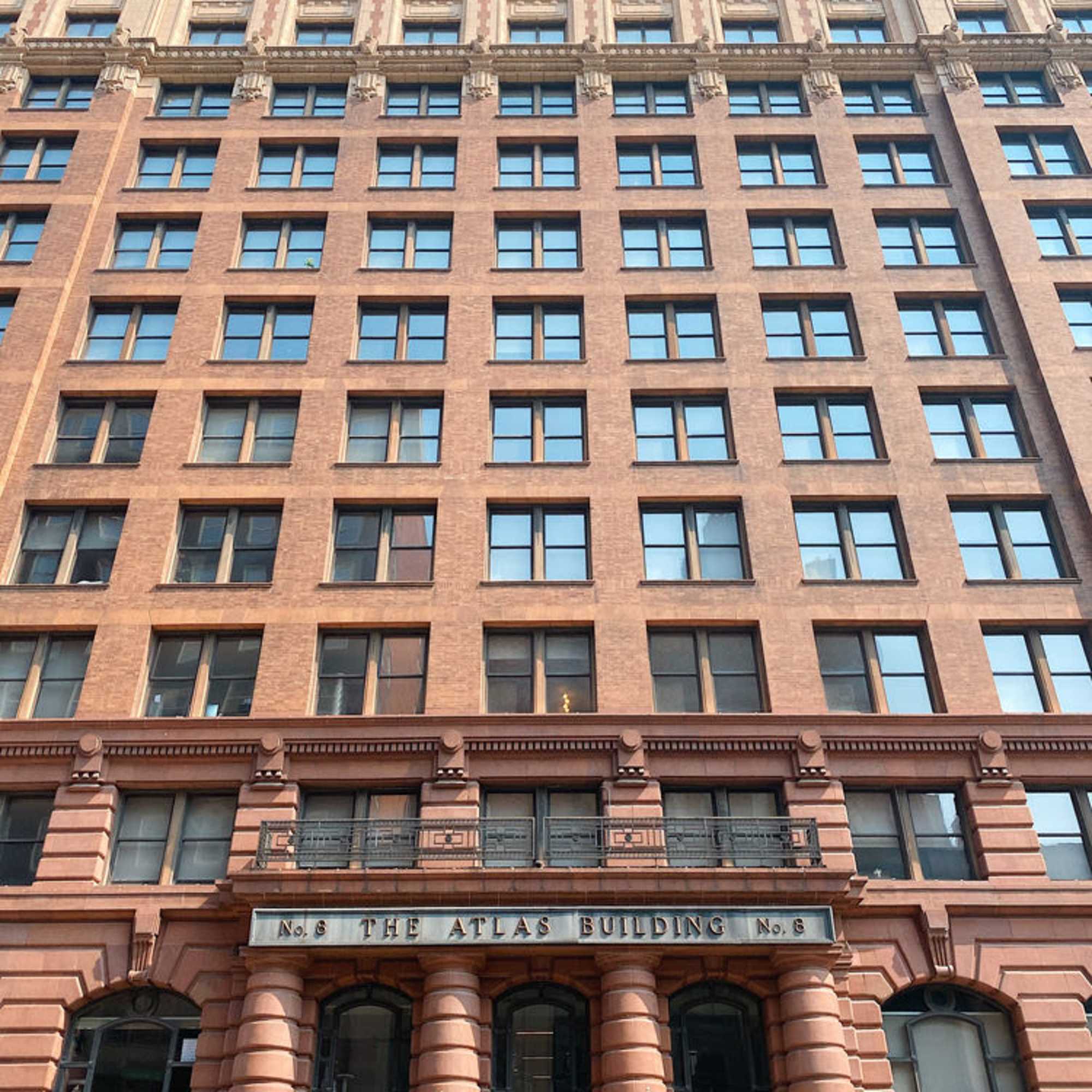 Building exterior at The Atlas in Columbus, Ohio
