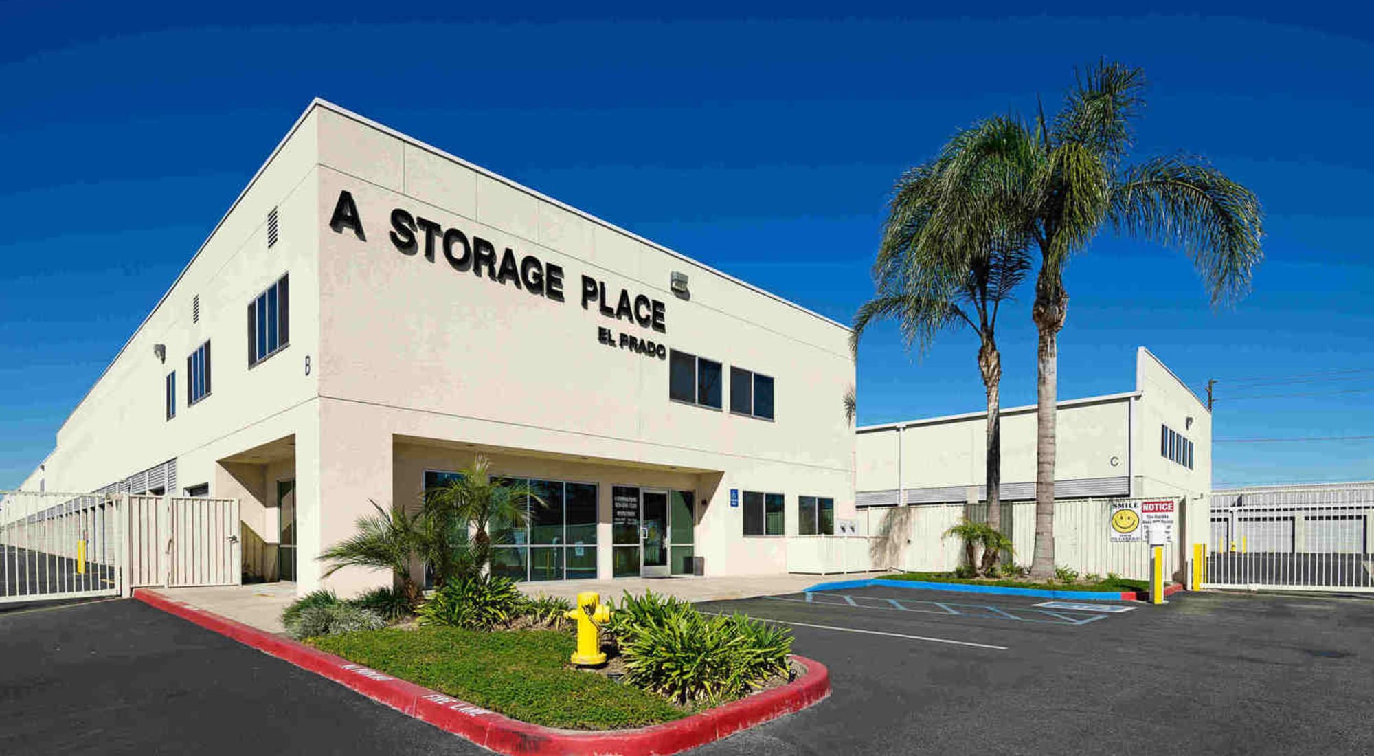 Self storage at A Storage Place in Chino, California