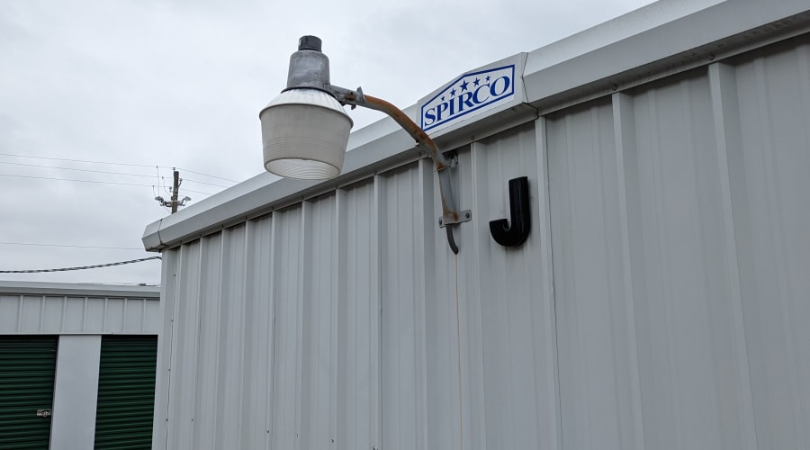 Outdoor security camera at KO Storage in Murfreesboro, Tennessee