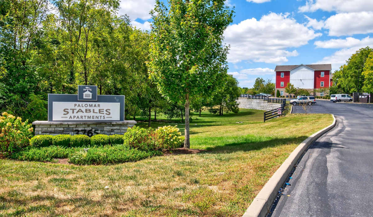 Walkway at Palomar Stables in Lexington,Kentucky