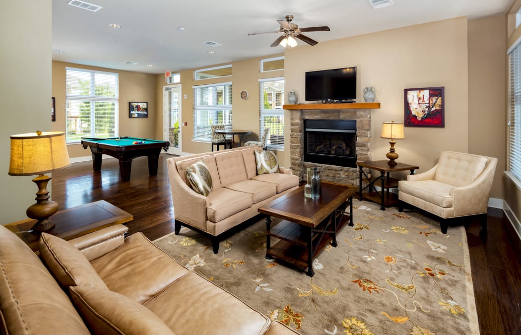 Beautifully decorated model unit at The Preserve at Hardin Valley in Knoxville, Tennessee