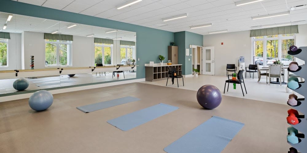 Gym at Anthology of Novi in Novi, Michigan