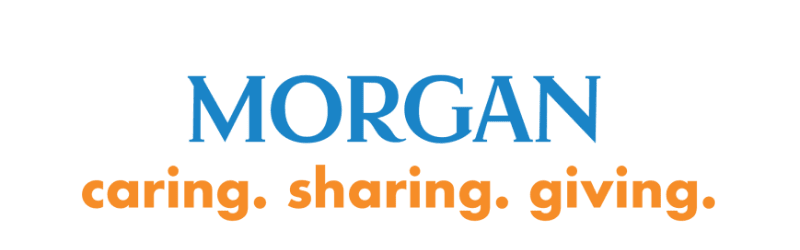 Morgan Properties Caring. Sharing. Giving.  program logo