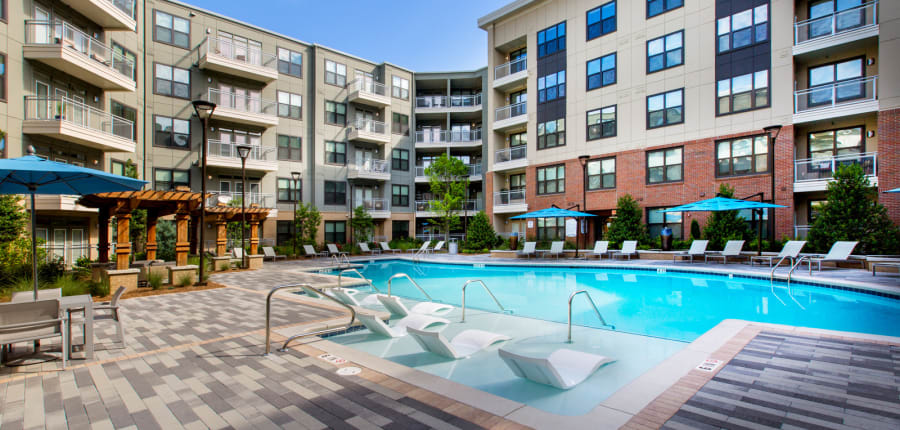 Resident pool at Reserve at the Ballpark in Atlanta, Georgia