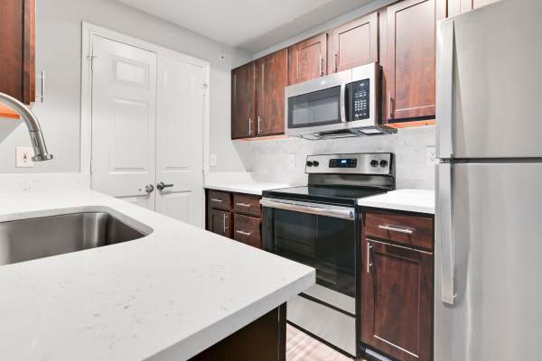 Kitchen at Carrara At Cole in Dallas, Texas