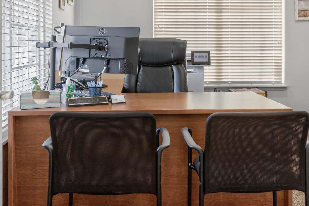 Reception desk at Lakeside in Mt Pleasant, Texas