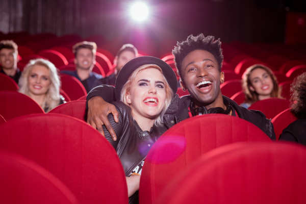 A resident couple watching a movie at a cinema near Stanford Pointe in Panama City,Florida