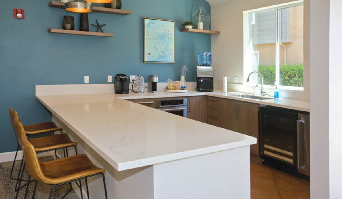 Clubhouse kitchen Pacific Shores, Santa Cruz, California