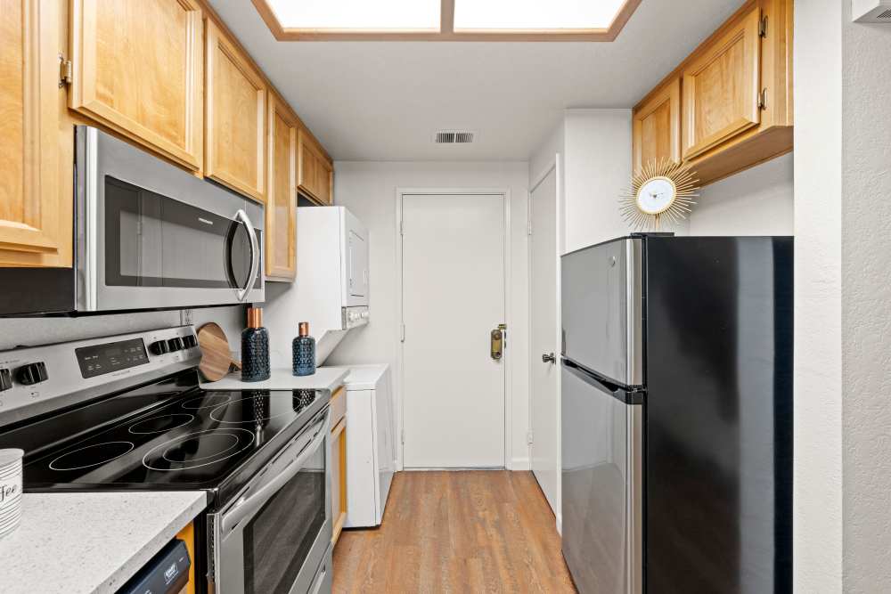 Spacious kitchen at Ardenwood Forest Rental Condominiums in Fremont, California