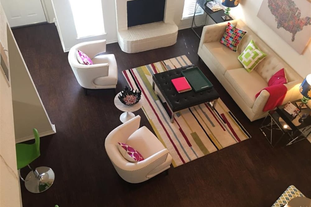 Upstairs view at The Park at Ashford in Arlington, Texas
