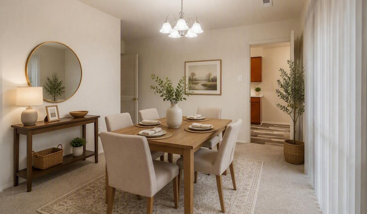 Dining Room at Willow Oaks Apartments in Richmond, Virginia