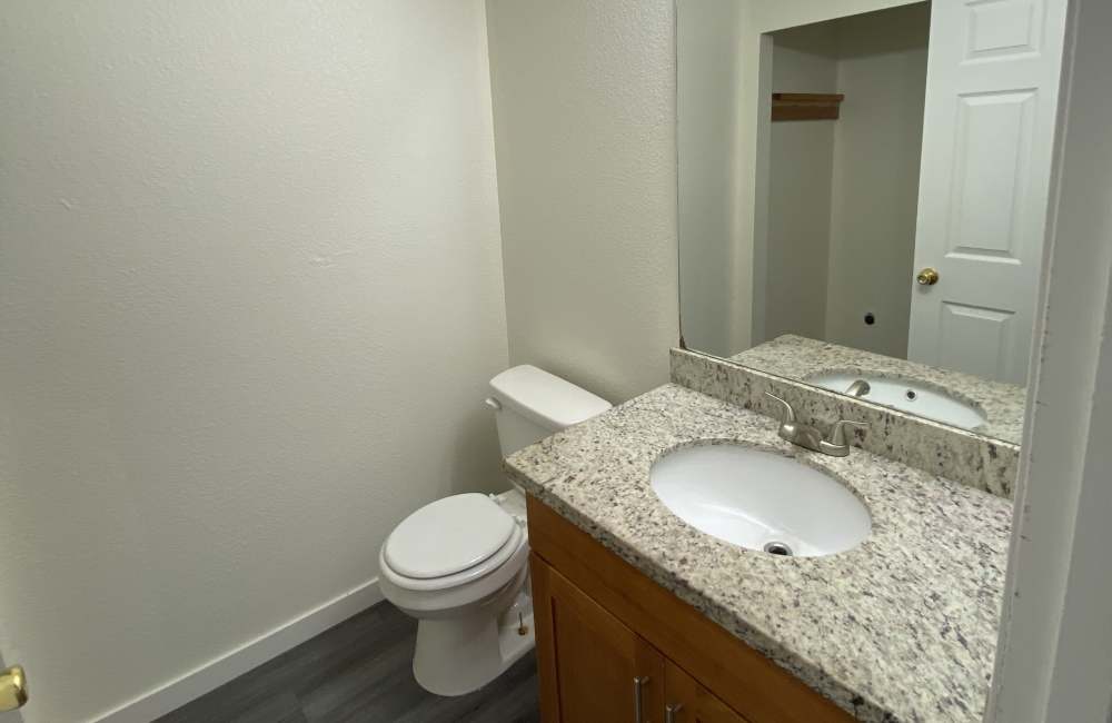 Bathroom at Evergreen Townhomes