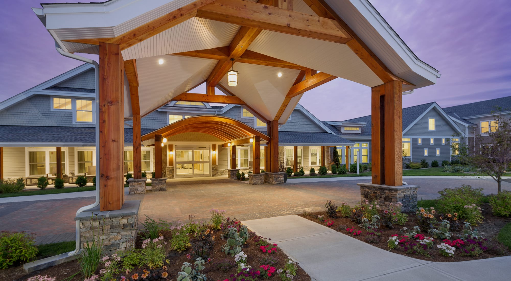 Front view of Maplewood at Brewster in Brewster, Massachusetts
