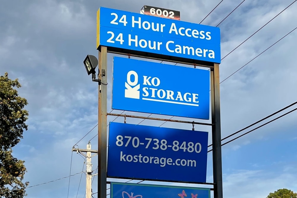 View our features at KO Storage in Paragould, Arkansas