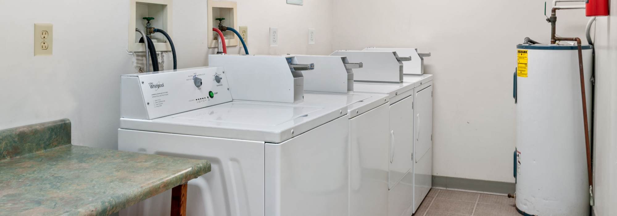 Laundry facility at Broadway West in Brentwood, New York