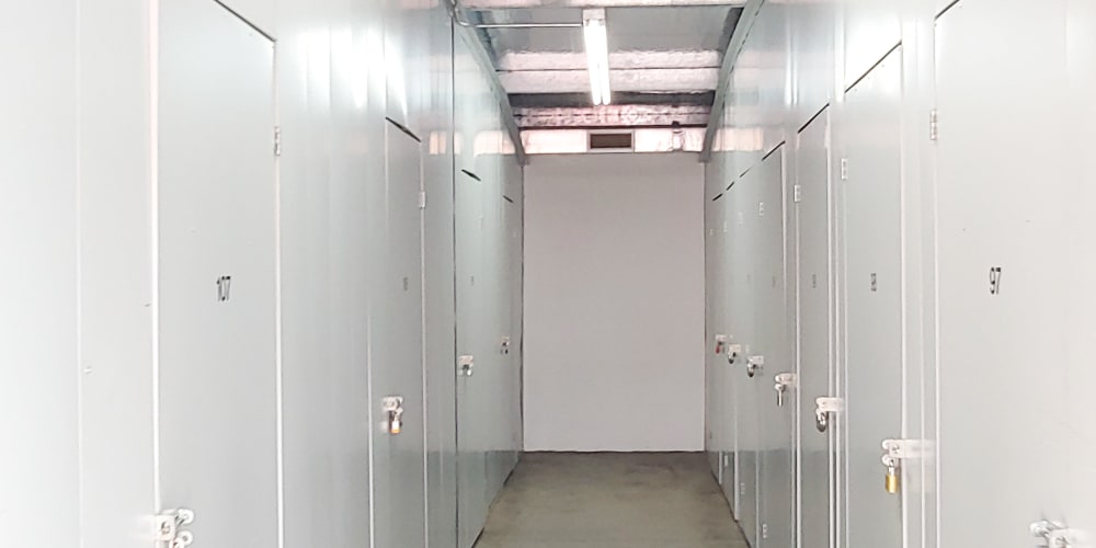 Indoor climate controlled units at StorQuest Self Storage in Glendale, Arizona