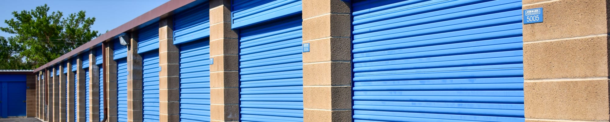 Drive-up storage at STOR-N-LOCK Self Storage in West Valley City, Utah