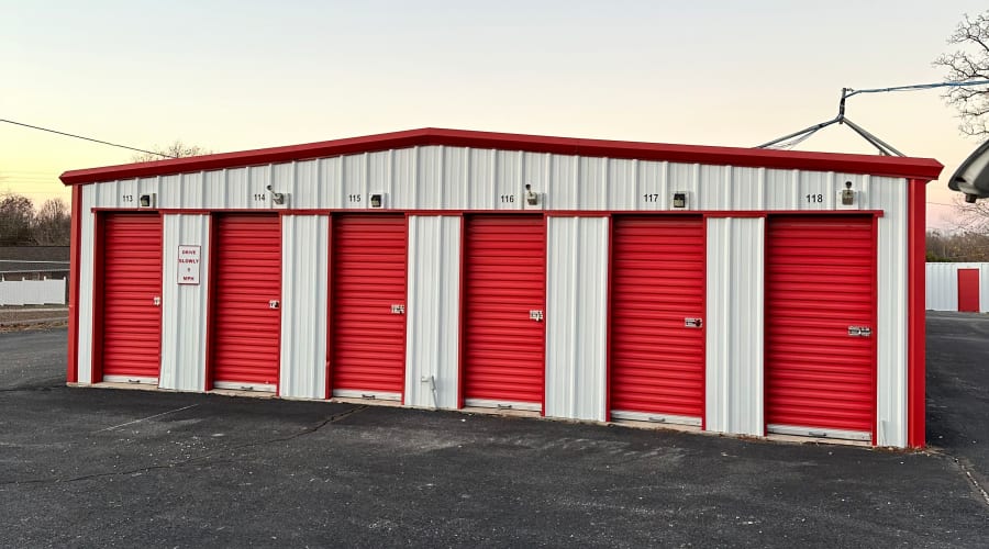 Exterior of outdoor units at KO Storage in Dixon, Missouri