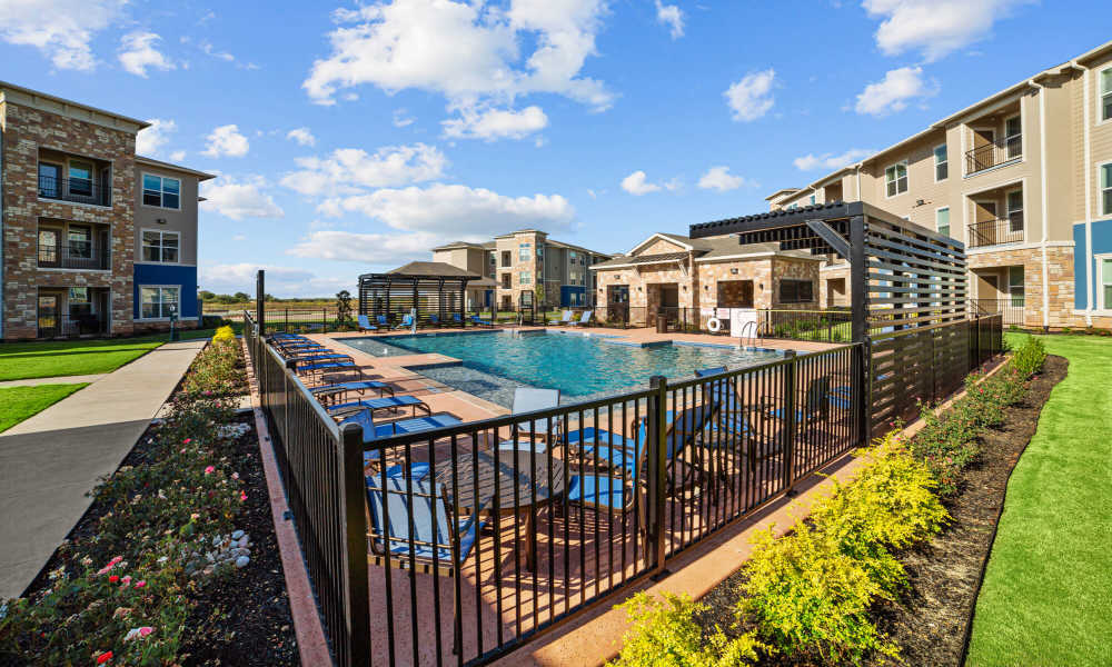 Patio at Brook Hollow in Wichita Falls, Texas