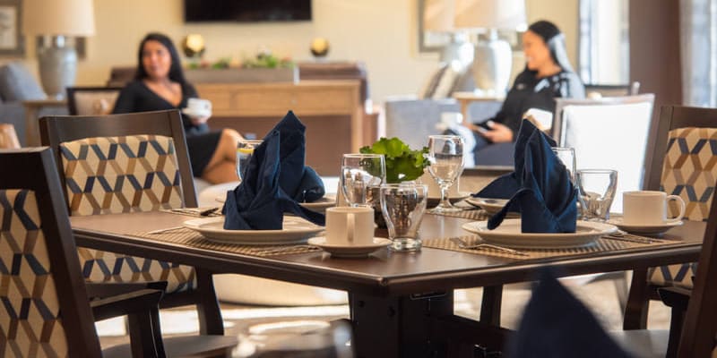 A table setting at a Careage community.