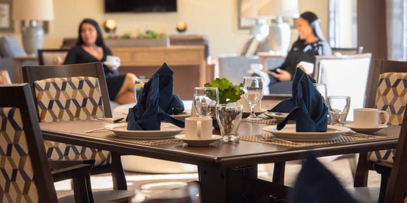 A table setting at a Careage community. 