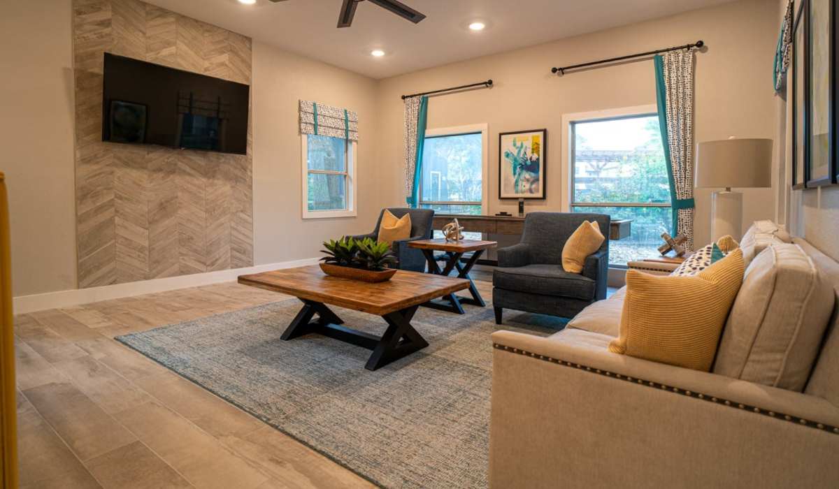 Cozy Living room at The Baxter at Westwood in Austin, Texas