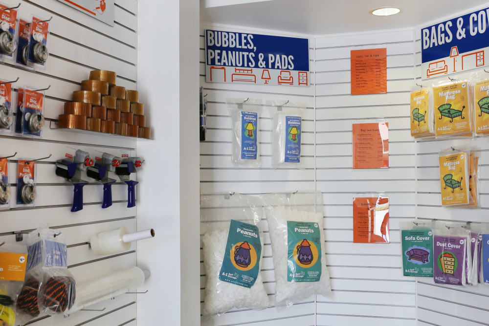 Packing and moving supplies available at A-1 Self Storage in Anaheim, California