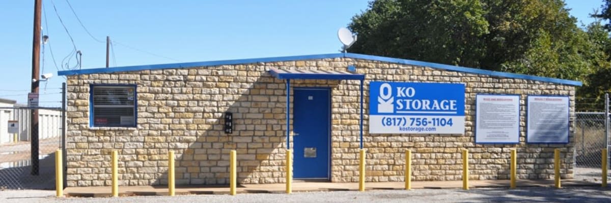 Unit sizes and prices at KO Storage in Granby, Missouri