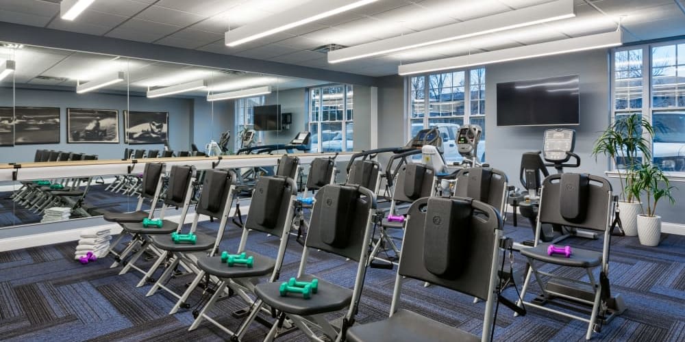 Gym at Anthology of Meridian Hills in Indianapolis, Indiana