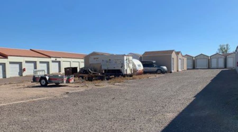Outdoor security camera at KO Storage in Cheyenne, Wyoming
