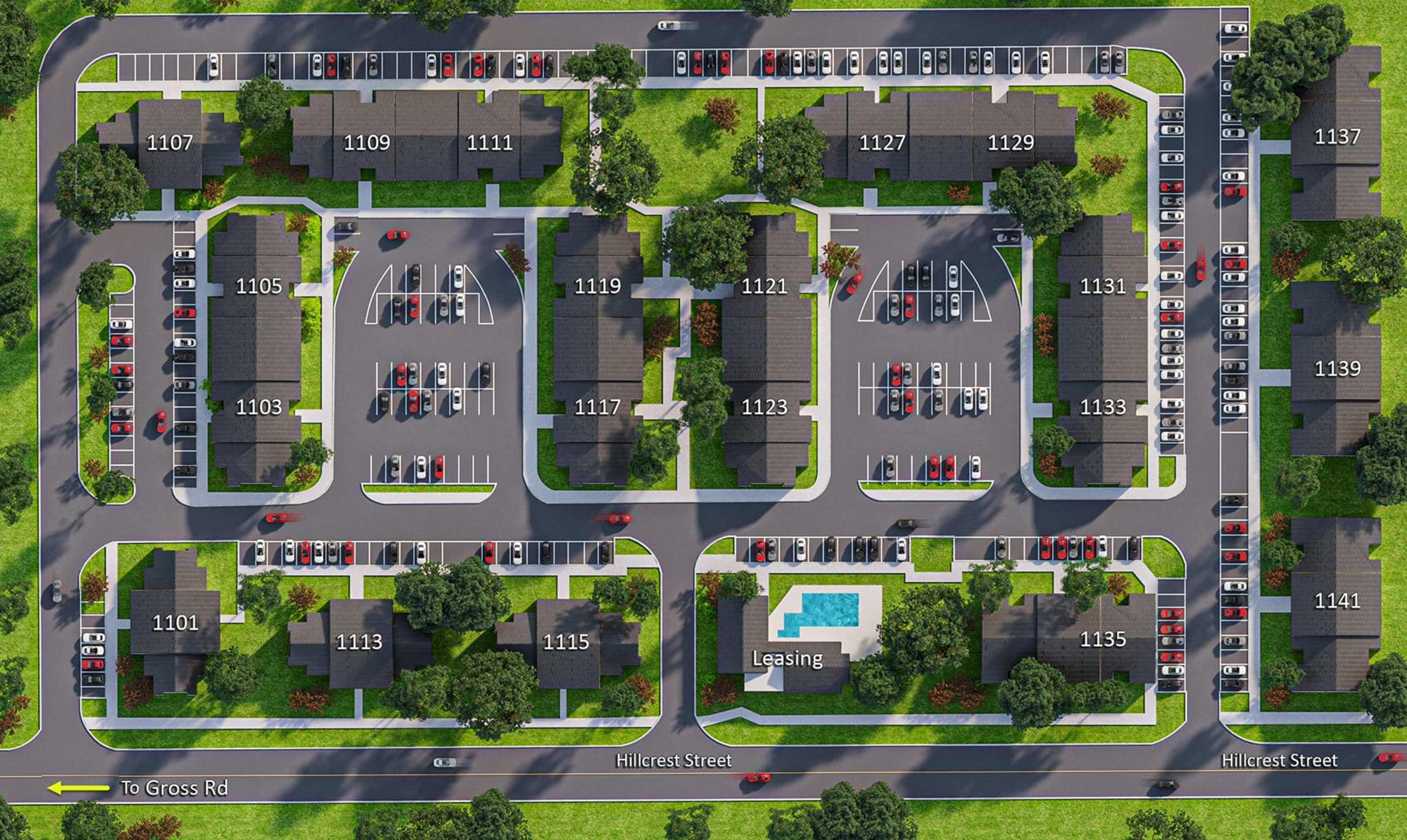 Sitemap at Aria Residences in Mesquite, Texas 