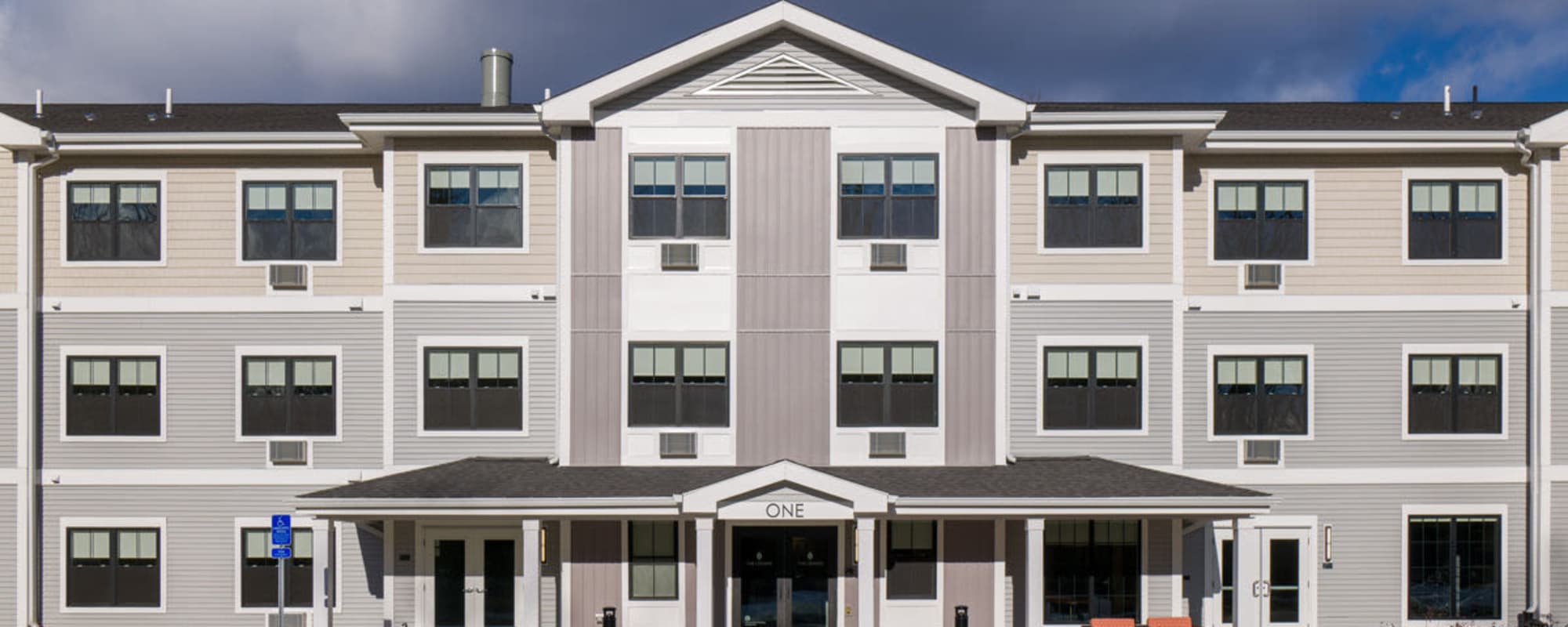  Apartments exterior at The Ledges in Ashland, Massachusetts