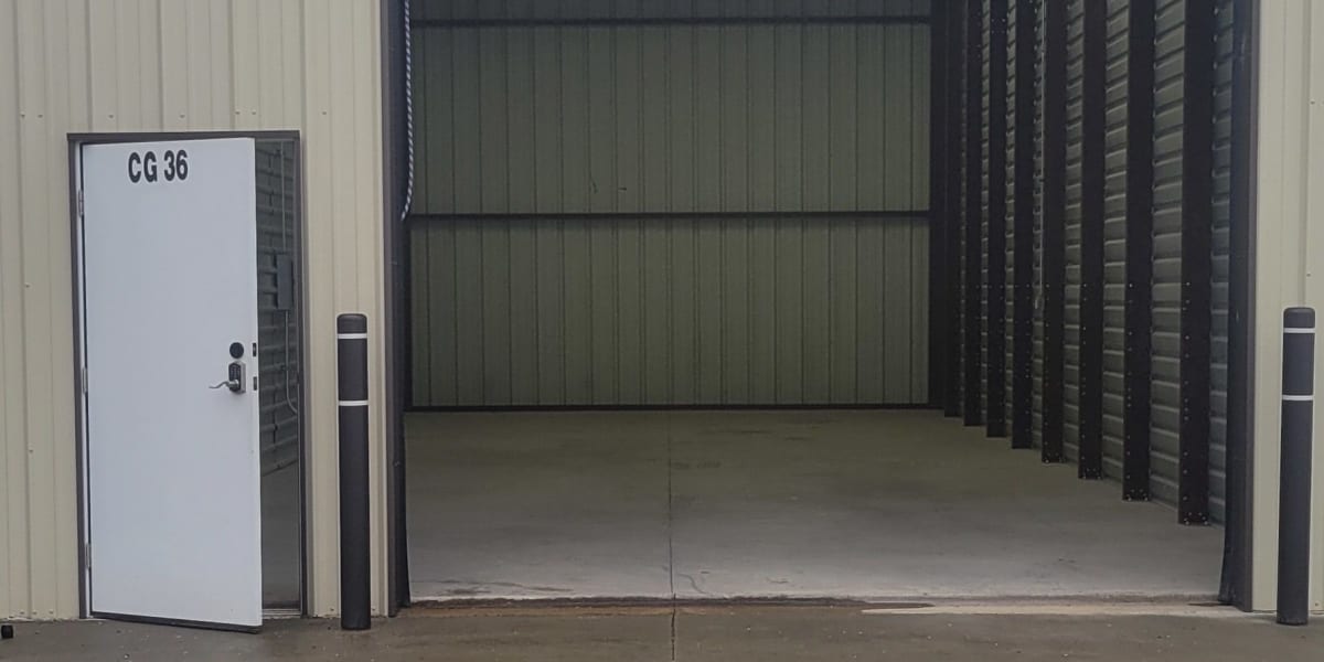 exterior of storage unit at American Self Storage in Raymore Missouri