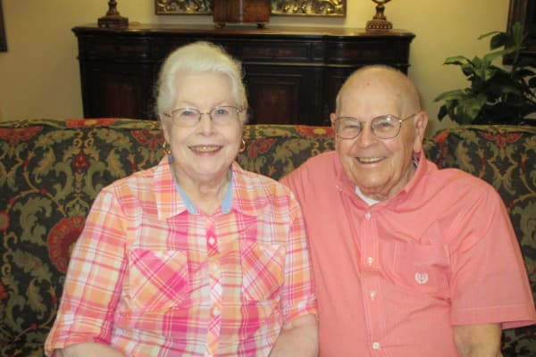 Jack and Sandra Griffis at Sterling Heights Gracious Retirement Living in Bethlehem, Pennsylvania