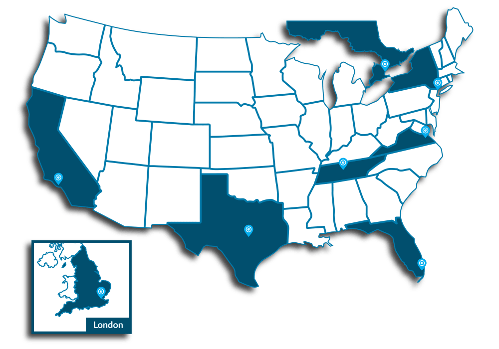 Map of Electra America Hospitality Group locations at Electra America in Lake Park, Florida