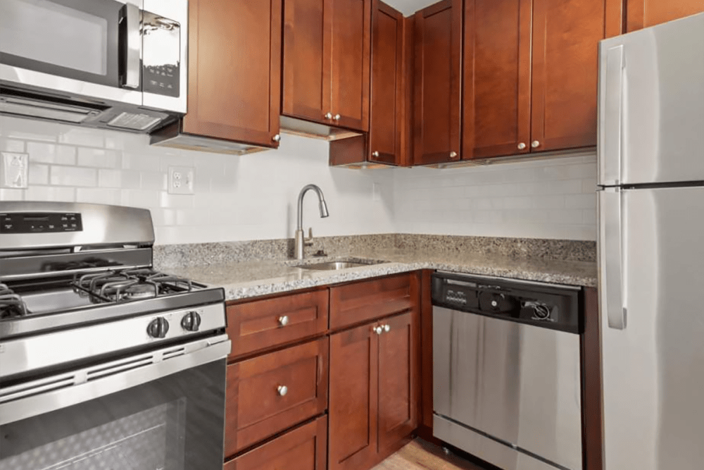 Enjoy our Beautiful Apartments Kitchen at Tuscany Woods Apartments