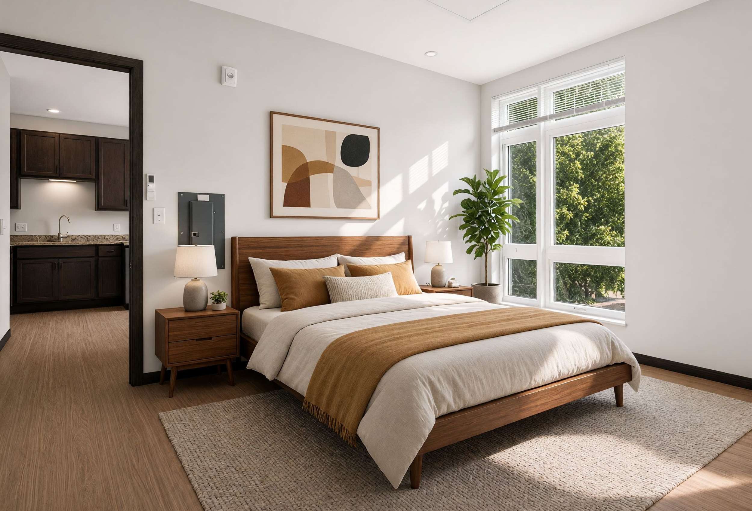 Floorplan K bedroom