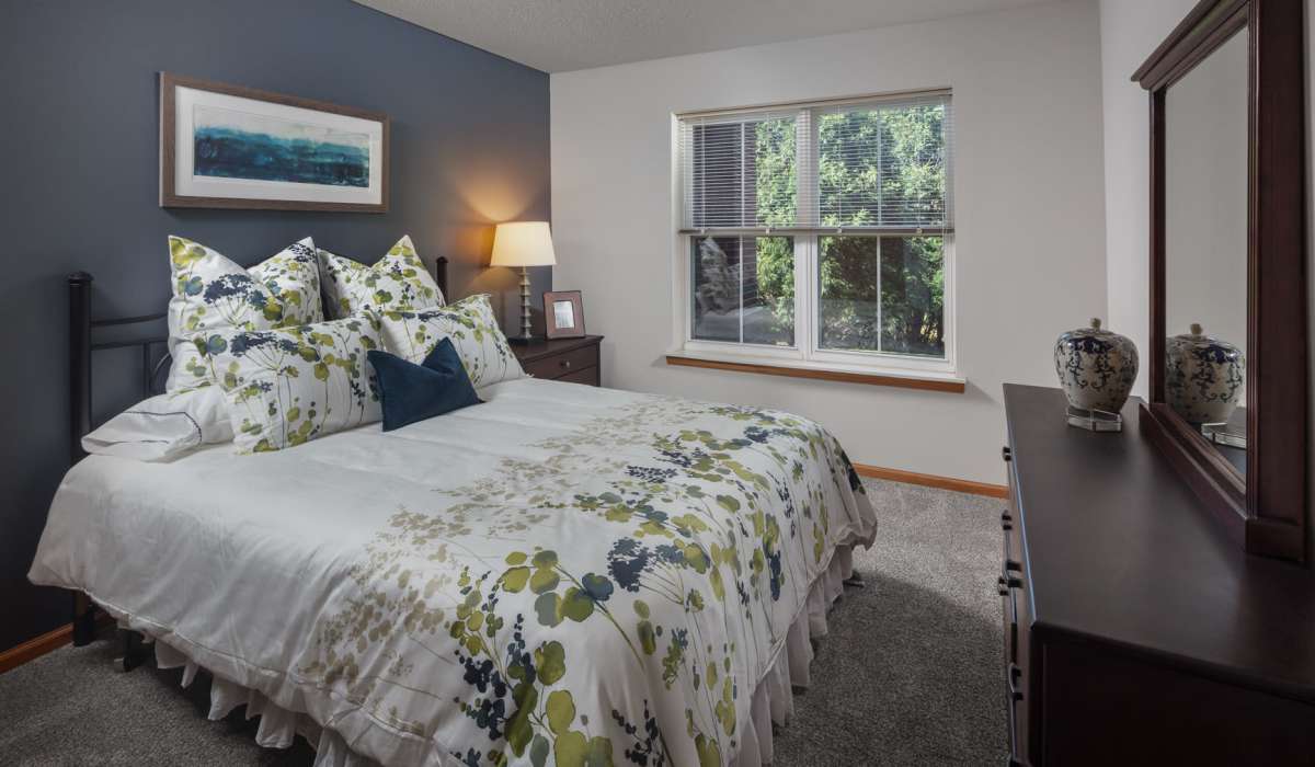 Bedroom at LeSilve in Middleton, Wisconsin