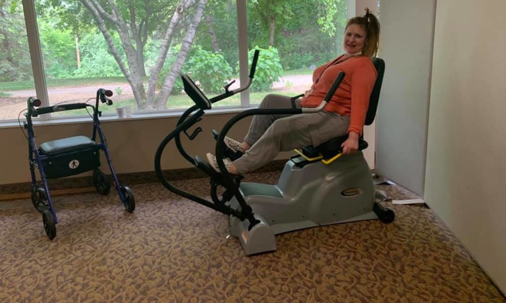 Fitness machines at Landings of Minnetonka in Minnetonka, Minnesota