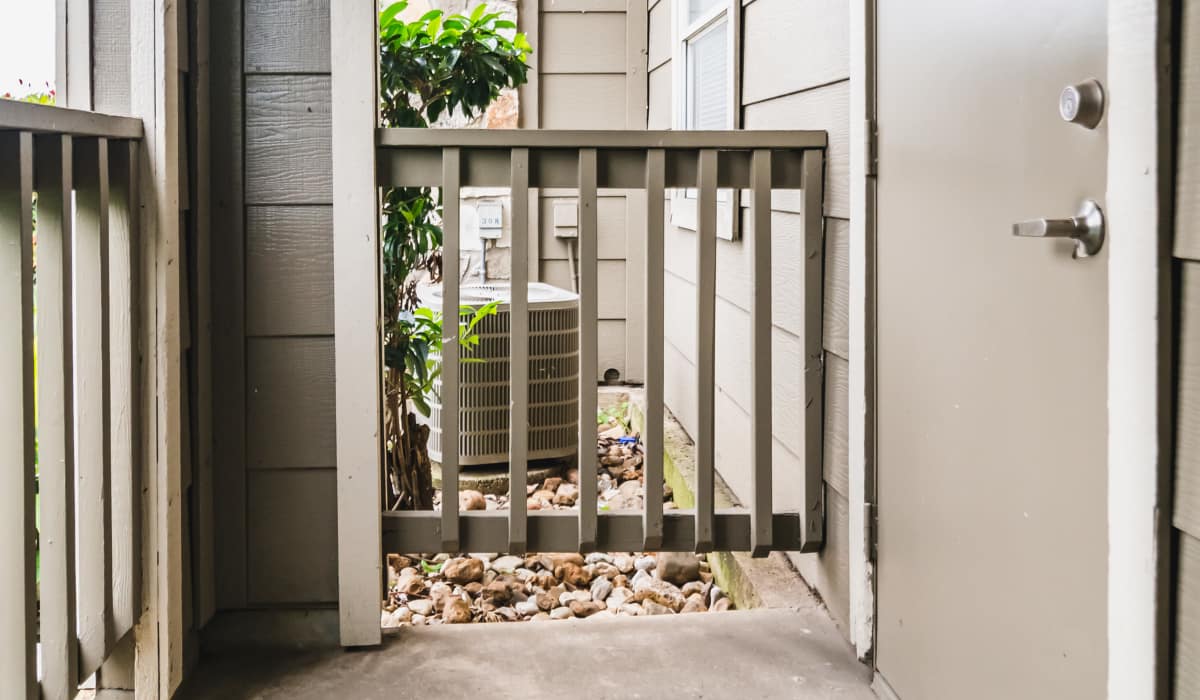Balcony at Villa De Oro in San Antonio, Texas