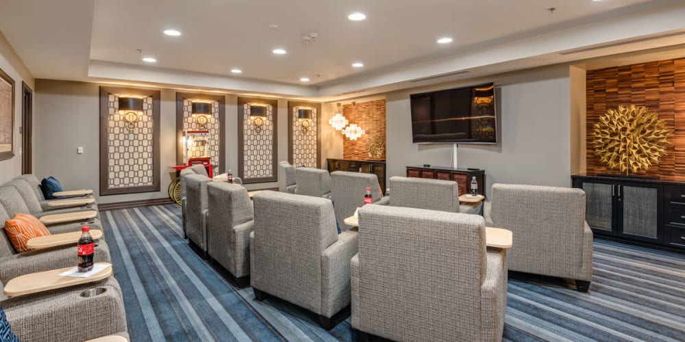 Movie theater at Anthology of Clayton View in Saint Louis, Missouri