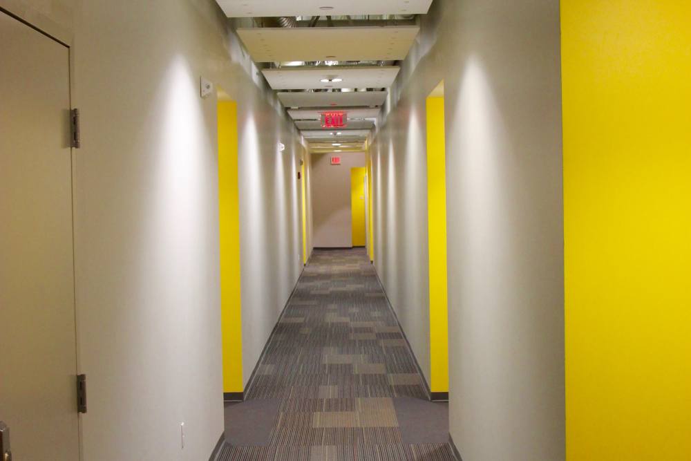 Common walkway at Duck Mill in Lawrence, Massachusetts