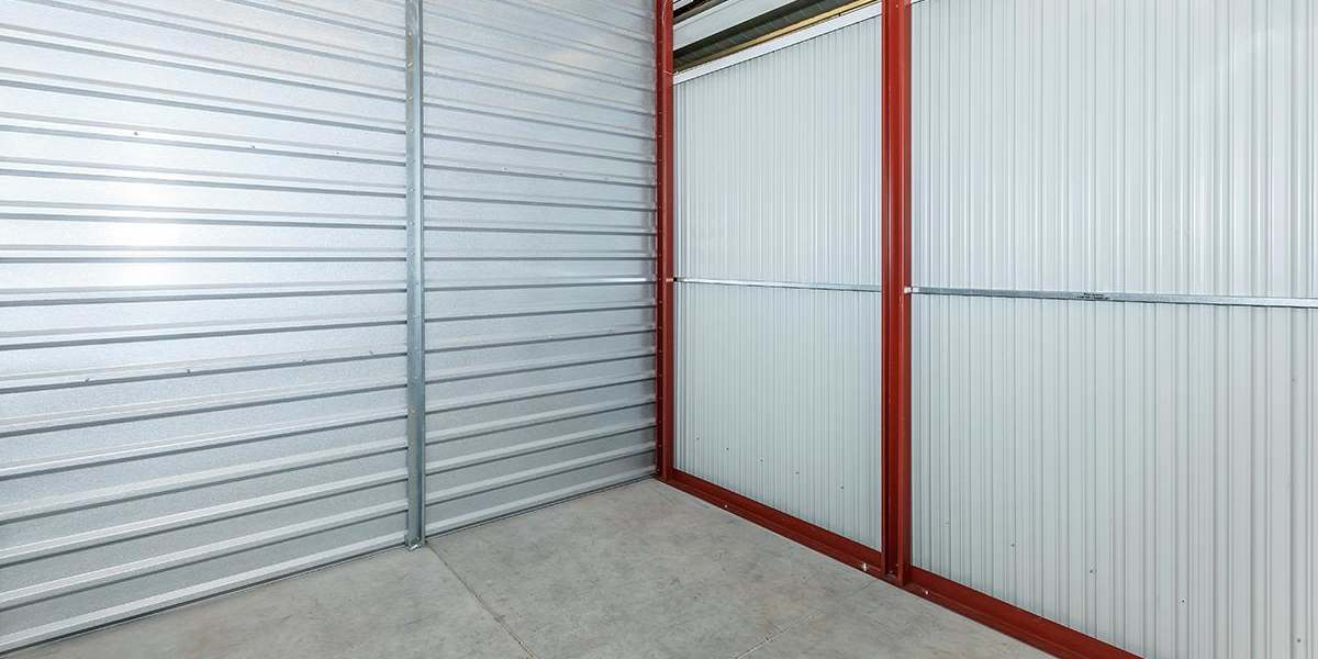 Metal storage units at Sand Canyon RV and Self Storage in Canyon Country, California
