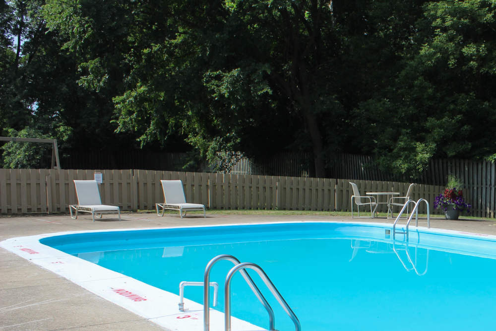 On-site pool at North River Place in Chillicothe, Ohio