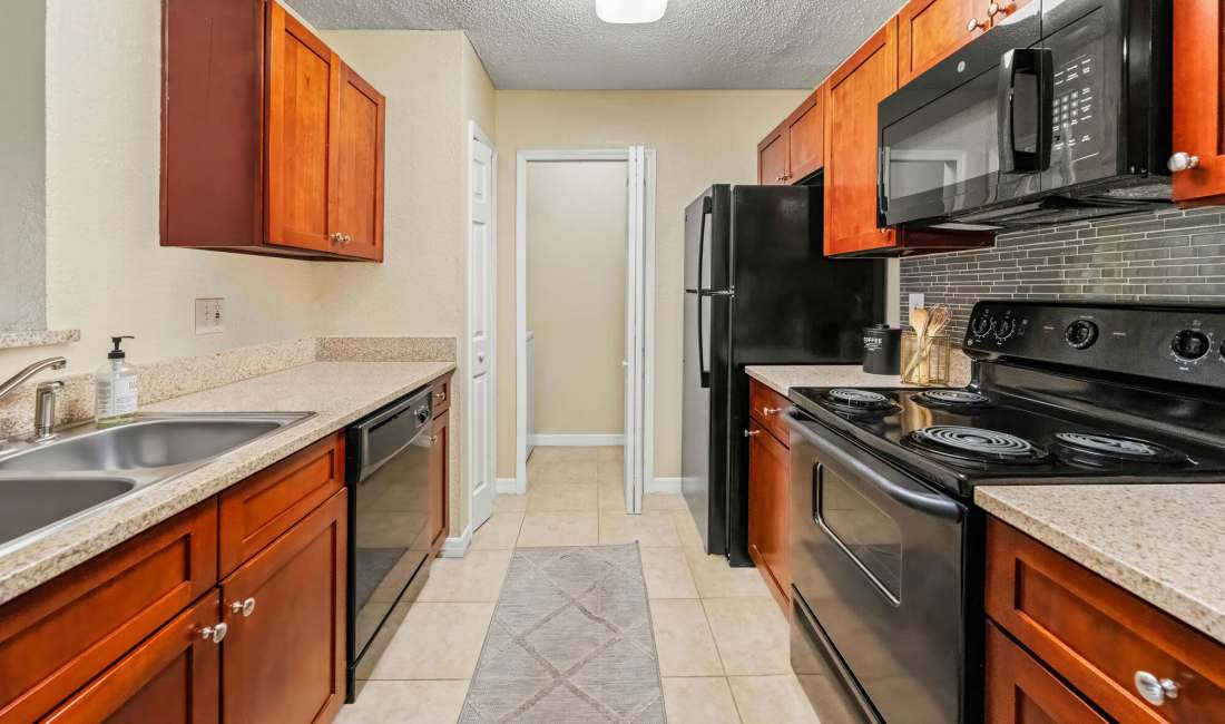 Spacious kitchen at Sun Lake in Lake Mary, Florida