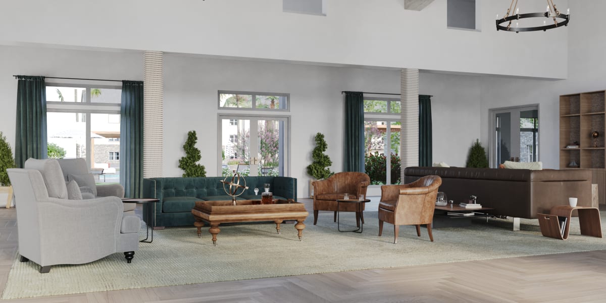 Community clubhouse at Fidelis Willis in Willis, Texas