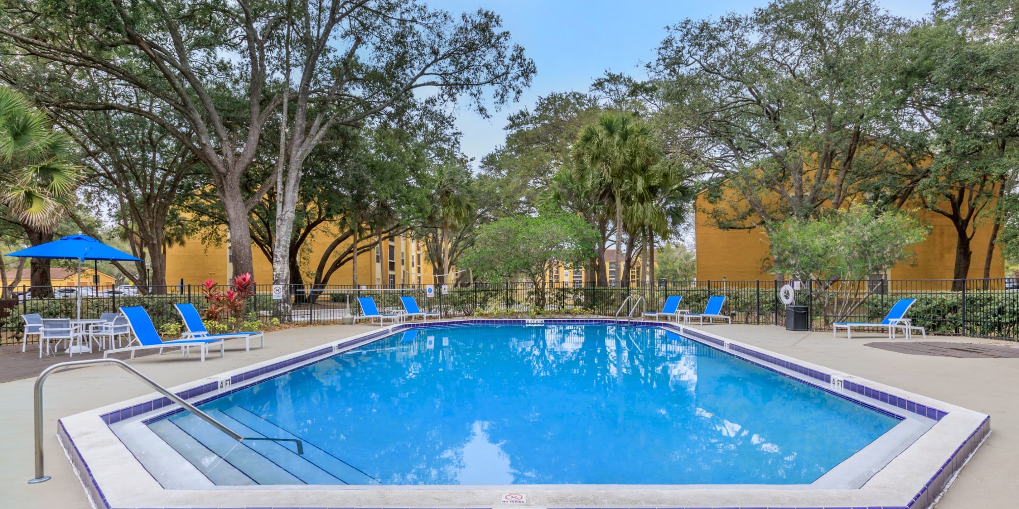 Spacious pool at Images Condominiums in Kissimmee, Florida