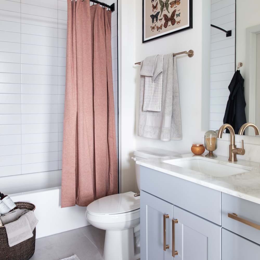 Bathroom at Katy Trail Uptown in Dallas, Texas